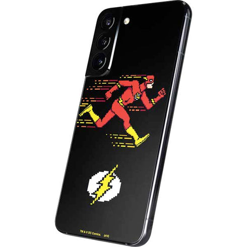 DC Comics The Flash Pixelated Running Pose Galaxy S22 Plus Skin