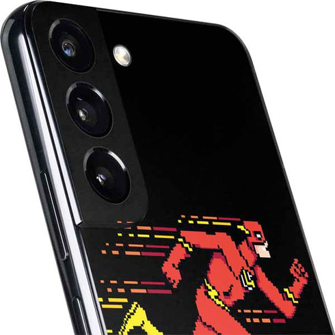 DC Comics The Flash Pixelated Running Pose Galaxy S22 Plus Skin