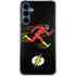 DC Comics The Flash Pixelated Running Pose Galaxy S24 Clear Case