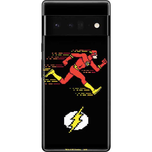 DC Comics The Flash Pixelated Running Pose Google Pixel 6 Pro Skin