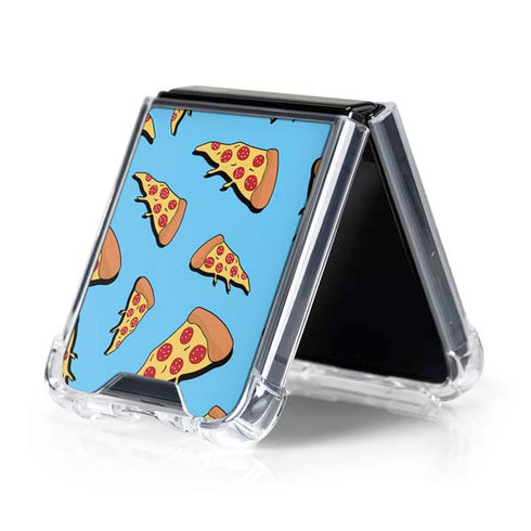 Pizza Foodie Galaxy Z Flip5 5G Clear Case