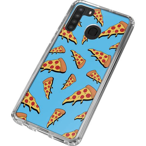 Pizza Foodie Galaxy A21 Clear Case