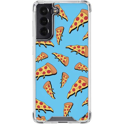 Pizza Foodie Galaxy S21 5G Clear Case