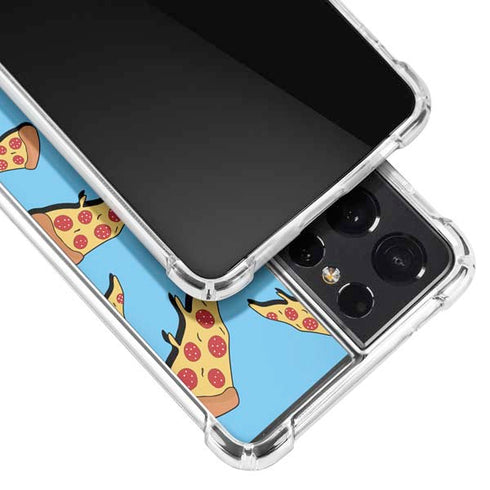 Pizza Foodie Galaxy S21 Ultra 5G Clear Case