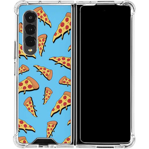 Pizza Foodie Galaxy Z Fold4 5G Clear Case