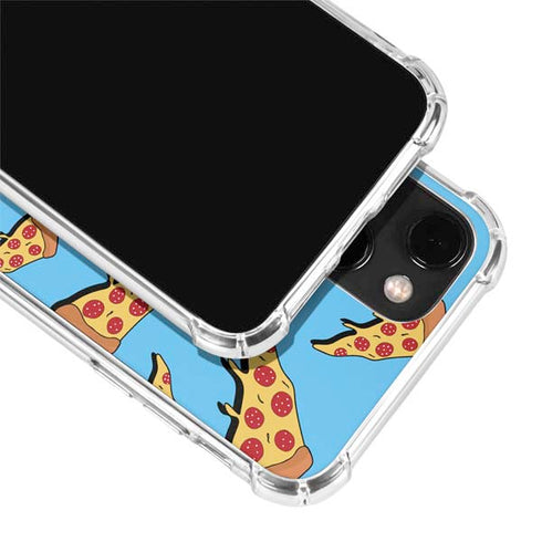 Pizza Foodie iPhone 14 Plus Clear Case