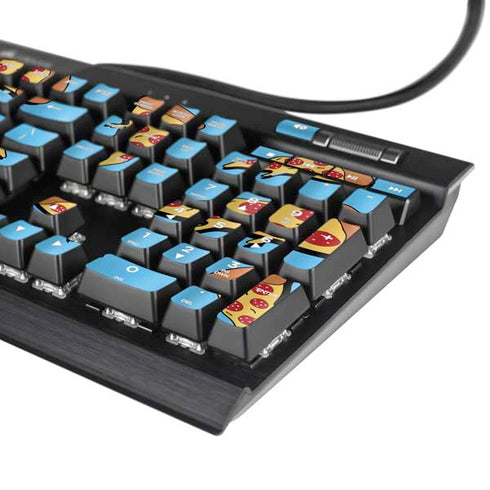 Pizza Foodie K95 RGB PLATINUM Mechanical Gaming Keyboard Skin