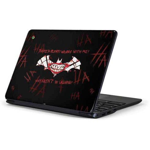 DC Comics The Joker Plenty Wrong With Me Samsung Chromebook Skin