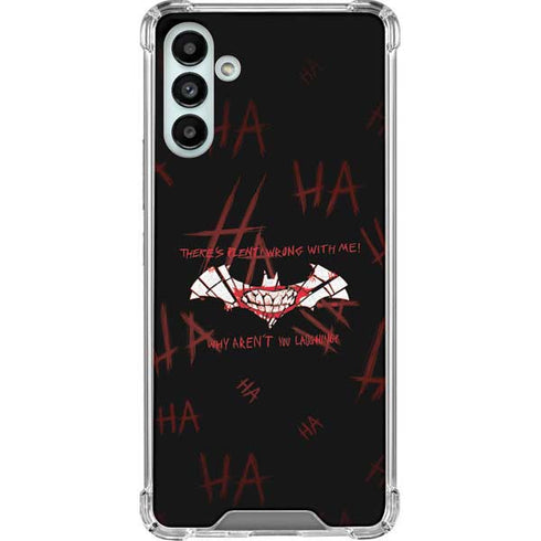 DC Comics The Joker Plenty Wrong With Me Galaxy A13 5G Clear Case
