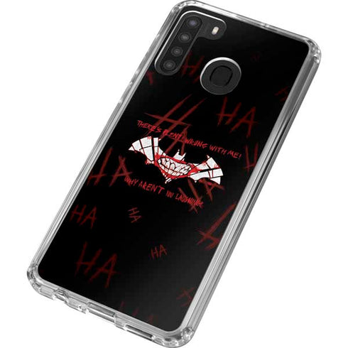 DC Comics The Joker Plenty Wrong With Me Galaxy A21 Clear Case