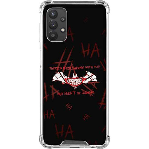 DC Comics The Joker Plenty Wrong With Me Galaxy A32 5G Clear Case