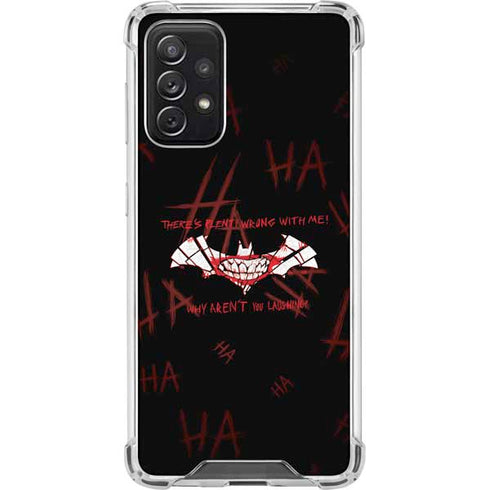 DC Comics The Joker Plenty Wrong With Me Galaxy A72 5G Clear Case