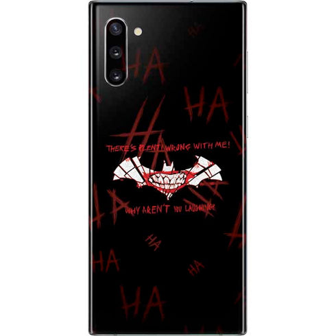 DC Comics The Joker Plenty Wrong With Me Galaxy Note 10 Skin