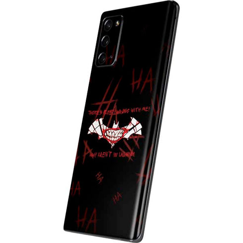 DC Comics The Joker Plenty Wrong With Me Galaxy Note20 5G Skin