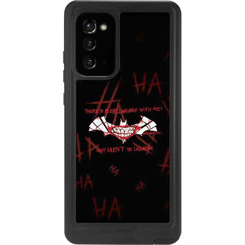 DC Comics The Joker Plenty Wrong With Me Galaxy Note20 5G Waterproof Case