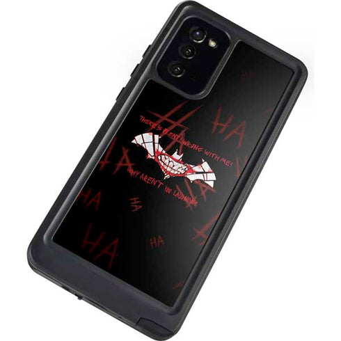 DC Comics The Joker Plenty Wrong With Me Galaxy Note20 5G Waterproof Case
