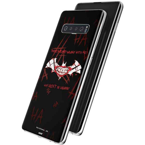 DC Comics The Joker Plenty Wrong With Me Galaxy S10 Plus Skin