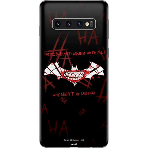 DC Comics The Joker Plenty Wrong With Me Galaxy S10 Skin