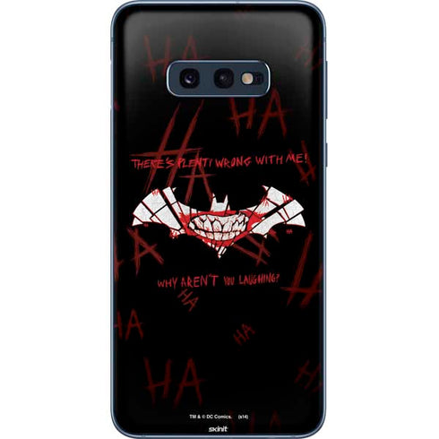 DC Comics The Joker Plenty Wrong With Me Galaxy S10e Skin