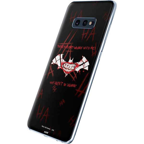 DC Comics The Joker Plenty Wrong With Me Galaxy S10e Skin