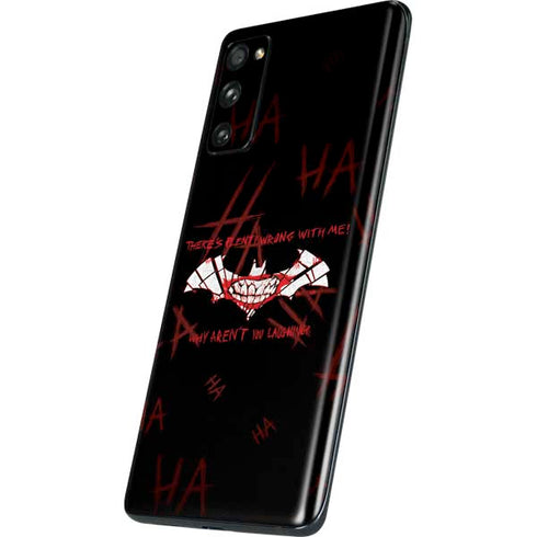 DC Comics The Joker Plenty Wrong With Me Galaxy S20 Fan Edition Skin