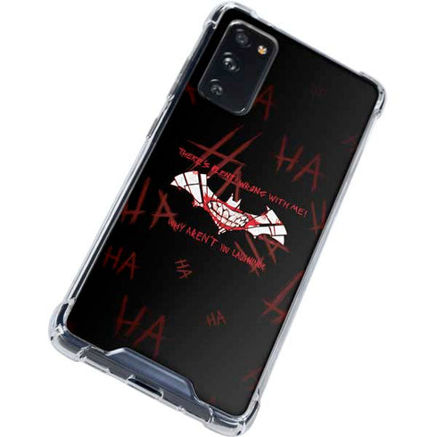 DC Comics The Joker Plenty Wrong With Me Galaxy S20 FE Clear Case