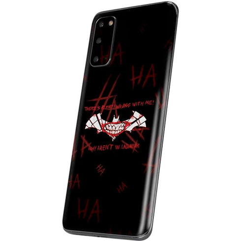 DC Comics The Joker Plenty Wrong With Me Galaxy S20 Skin