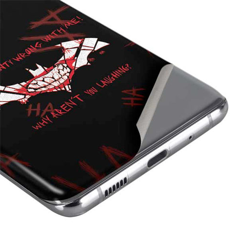 DC Comics The Joker Plenty Wrong With Me Galaxy S20 Ultra 5G Skin