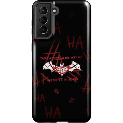 DC Comics The Joker Plenty Wrong With Me Galaxy S21 Plus 5G Pro Case