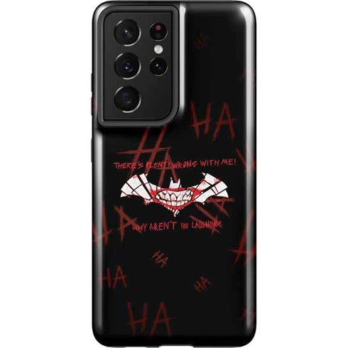 DC Comics The Joker Plenty Wrong With Me Galaxy S21 Ultra 5G Pro Case