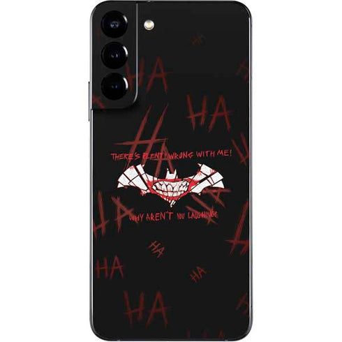 DC Comics The Joker Plenty Wrong With Me Galaxy S22 Plus Skin