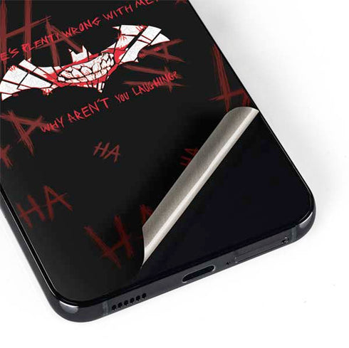 DC Comics The Joker Plenty Wrong With Me Galaxy S22 Plus Skin