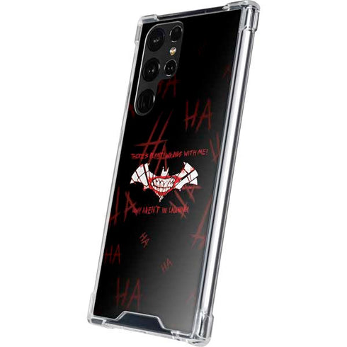 DC Comics The Joker Plenty Wrong With Me Galaxy S22 Ultra Clear Case