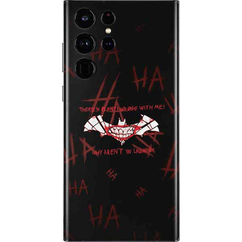DC Comics The Joker Plenty Wrong With Me Galaxy S22 Ultra Skin