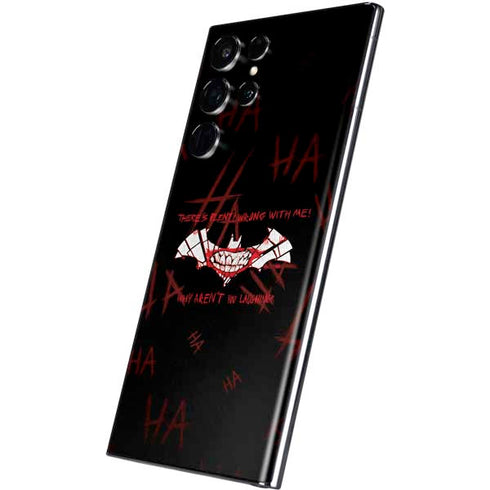 DC Comics The Joker Plenty Wrong With Me Galaxy S22 Ultra Skin