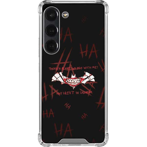 DC Comics The Joker Plenty Wrong With Me Galaxy S23 Clear Case