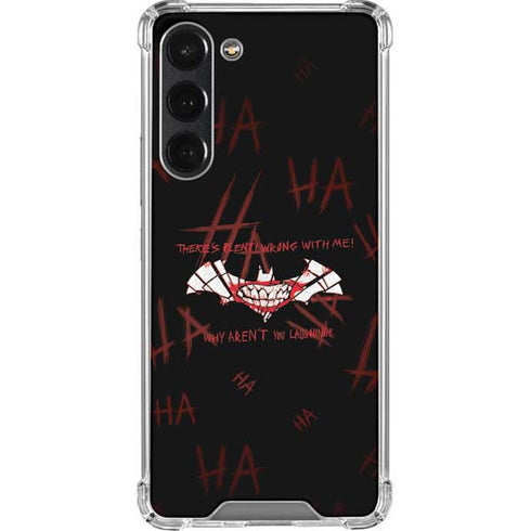 DC Comics The Joker Plenty Wrong With Me Galaxy S23 Plus Clear Case