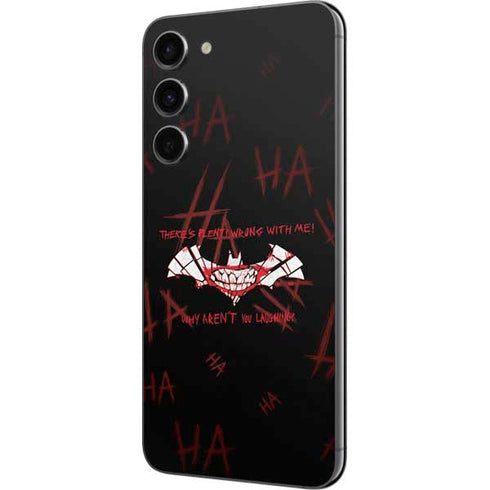 DC Comics The Joker Plenty Wrong With Me Galaxy S23 Plus Skin