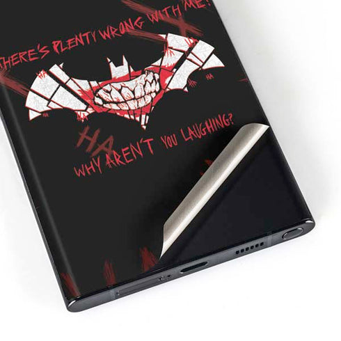 DC Comics The Joker Plenty Wrong With Me Galaxy S23 Ultra Skin