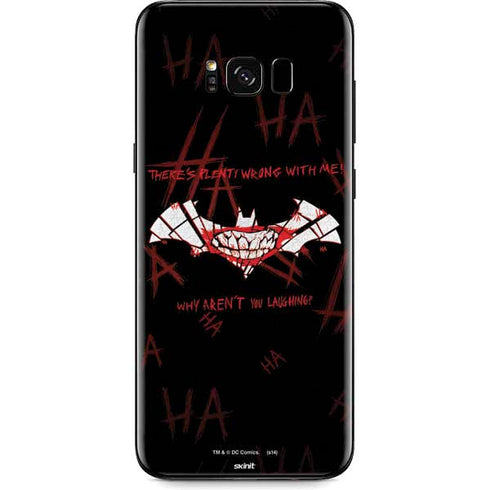 DC Comics The Joker Plenty Wrong With Me Galaxy S8 Skin