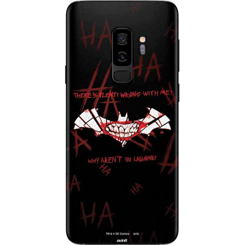 DC Comics The Joker Plenty Wrong With Me Galaxy S9 Plus Skin