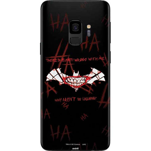 DC Comics The Joker Plenty Wrong With Me Galaxy S9 Skin