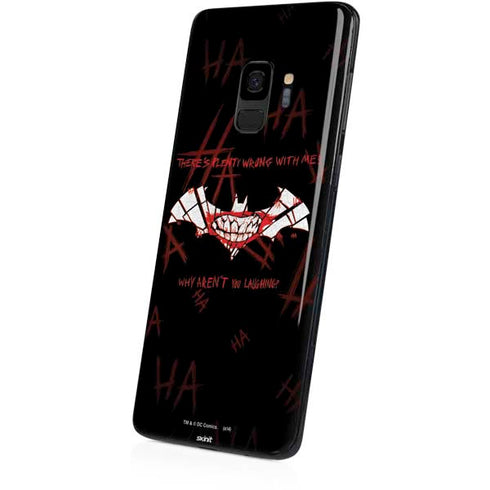 DC Comics The Joker Plenty Wrong With Me Galaxy S9 Skin