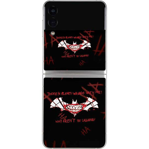 DC Comics The Joker Plenty Wrong With Me Galaxy Z Flip3 5G Skin