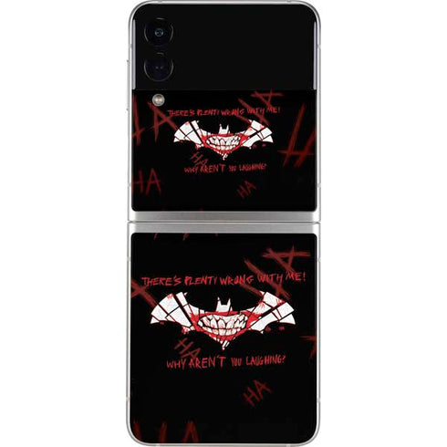DC Comics The Joker Plenty Wrong With Me Galaxy Z Flip4 5G Skin