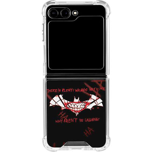 DC Comics The Joker Plenty Wrong With Me Galaxy Z Flip5 5G Clear Case