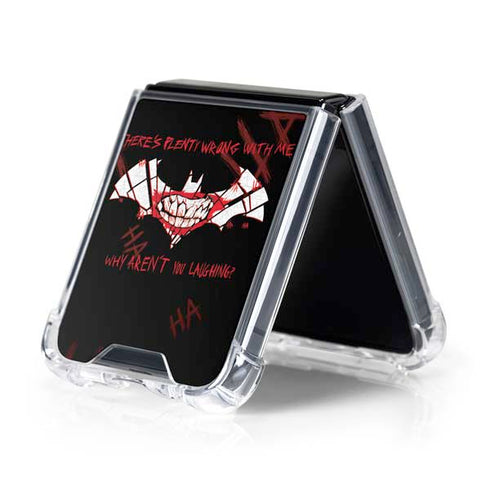 DC Comics The Joker Plenty Wrong With Me Galaxy Z Flip5 5G Clear Case
