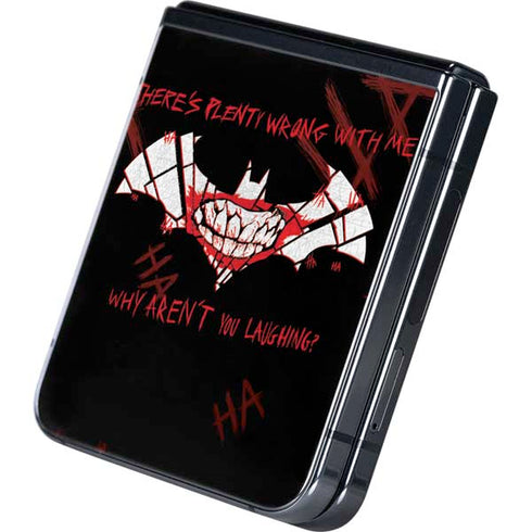 DC Comics The Joker Plenty Wrong With Me Galaxy Z Flip5 5G Skin