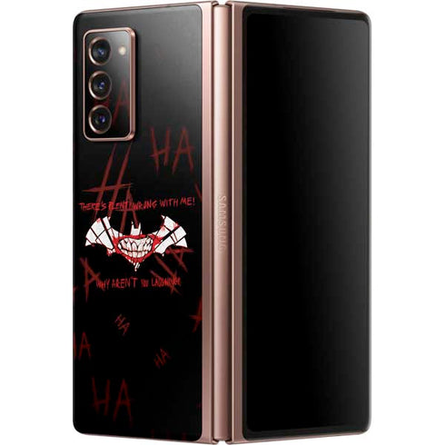 DC Comics The Joker Plenty Wrong With Me Galaxy Z Fold2 5G Skin