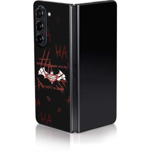 DC Comics The Joker Plenty Wrong With Me Galaxy Z Fold5 5G Skin